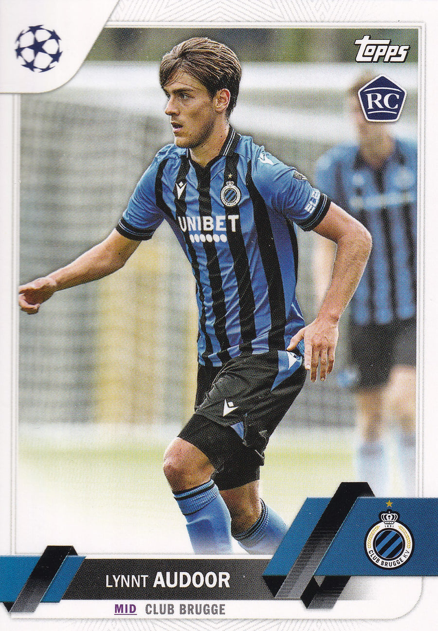 078. LYYNT AUDOOR - CLUB BRUGGE - ROOKIE CARD