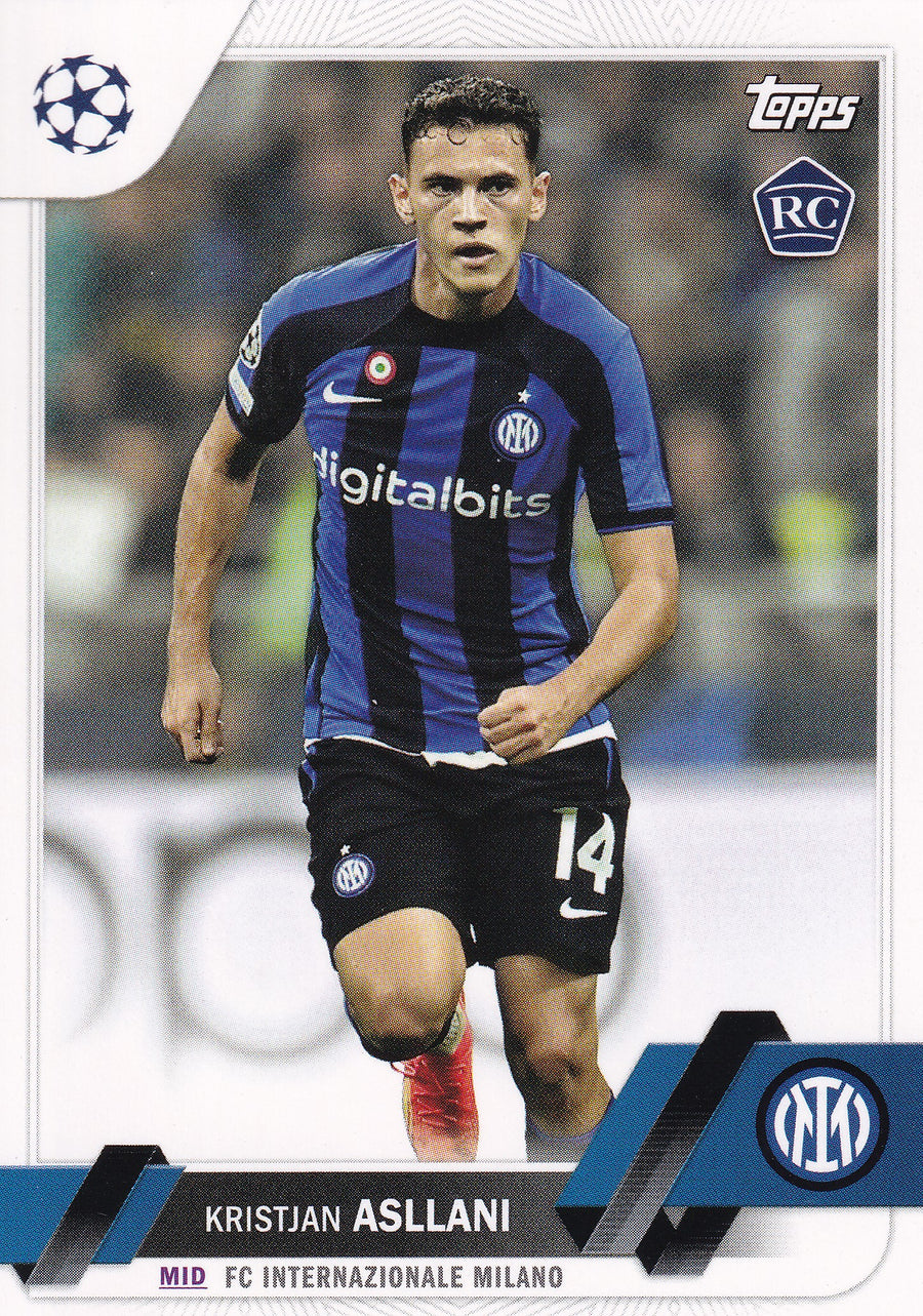 150. KRISTJANASLLANI - FC INTERNAZIONALE MILANO - ROOKIE CARD