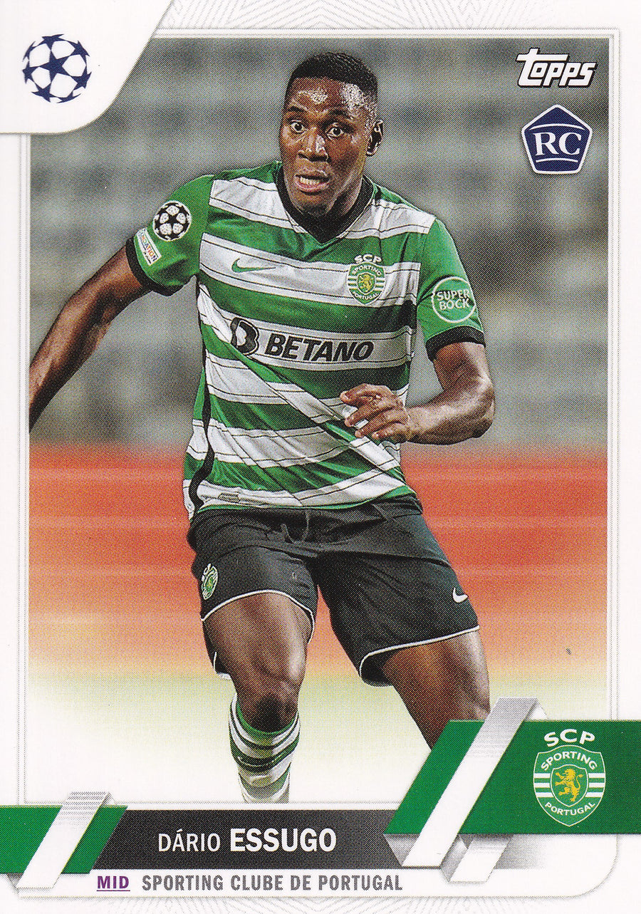 155. DARIO ESSUGO - SPORTING CLUBE DE PORTUGAL - ROOKIE CARD