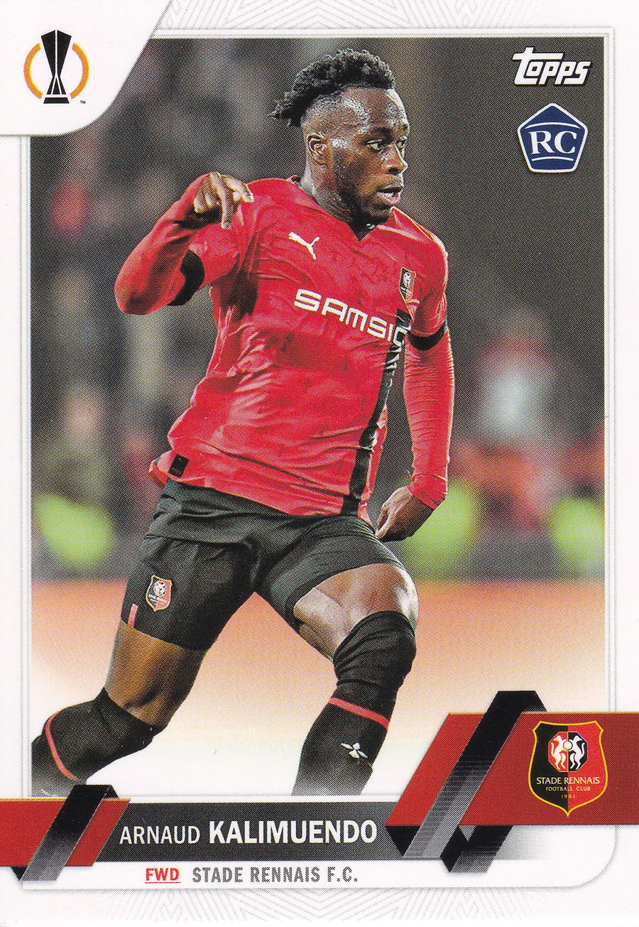 195. ARNAUD KALIMUENDO - STADE RENNAIS F.C. - ROOKIE CARD