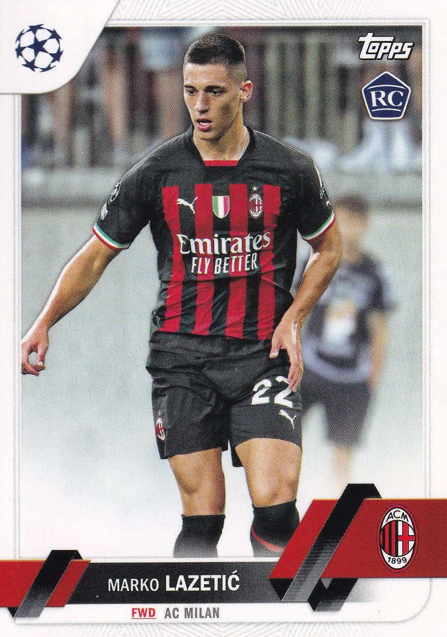 185. MARKO LAZETIC - AC MILAN - ROOKIE CARD