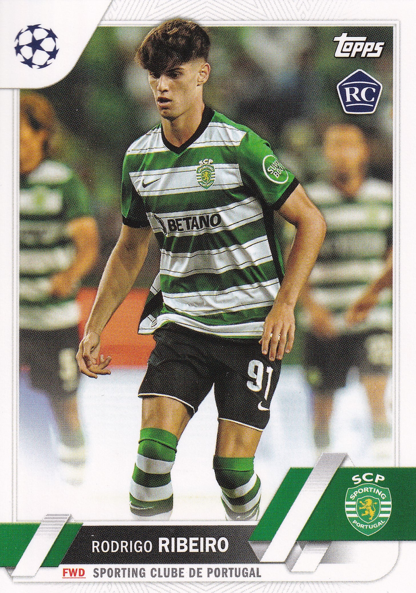 194. RODRIGO RIBEIRO - SPORTING CLUBE DE PORTUGAL - ROOKIE CARD