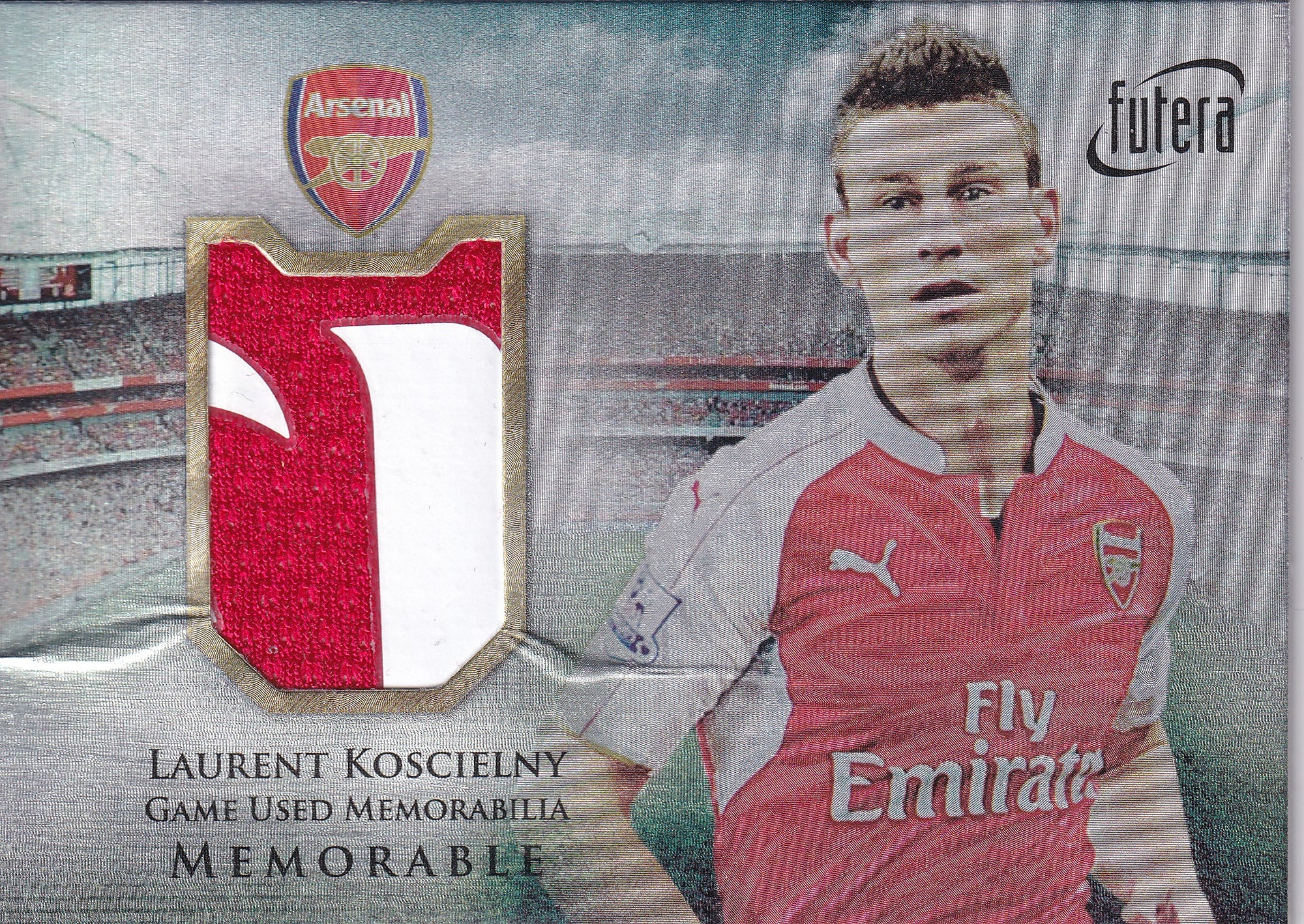 MEM08 - LAURENT KOSCIELNY - ARSENAL - FUTERA MEMORABLE - #34/49
