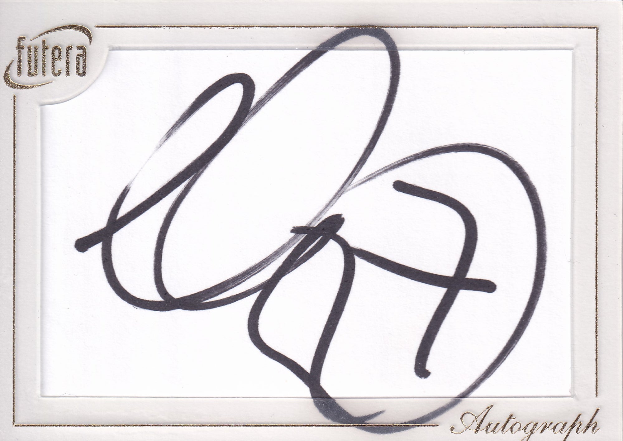 MATTHEW TAYLOR - ENGLAND - FUTERA UNIQUE ON CARD AUTO - 1/1 24CT GOLD PLATE