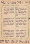294. FRANCESCO MORINI - ITALIA - DRAWN ON BACK