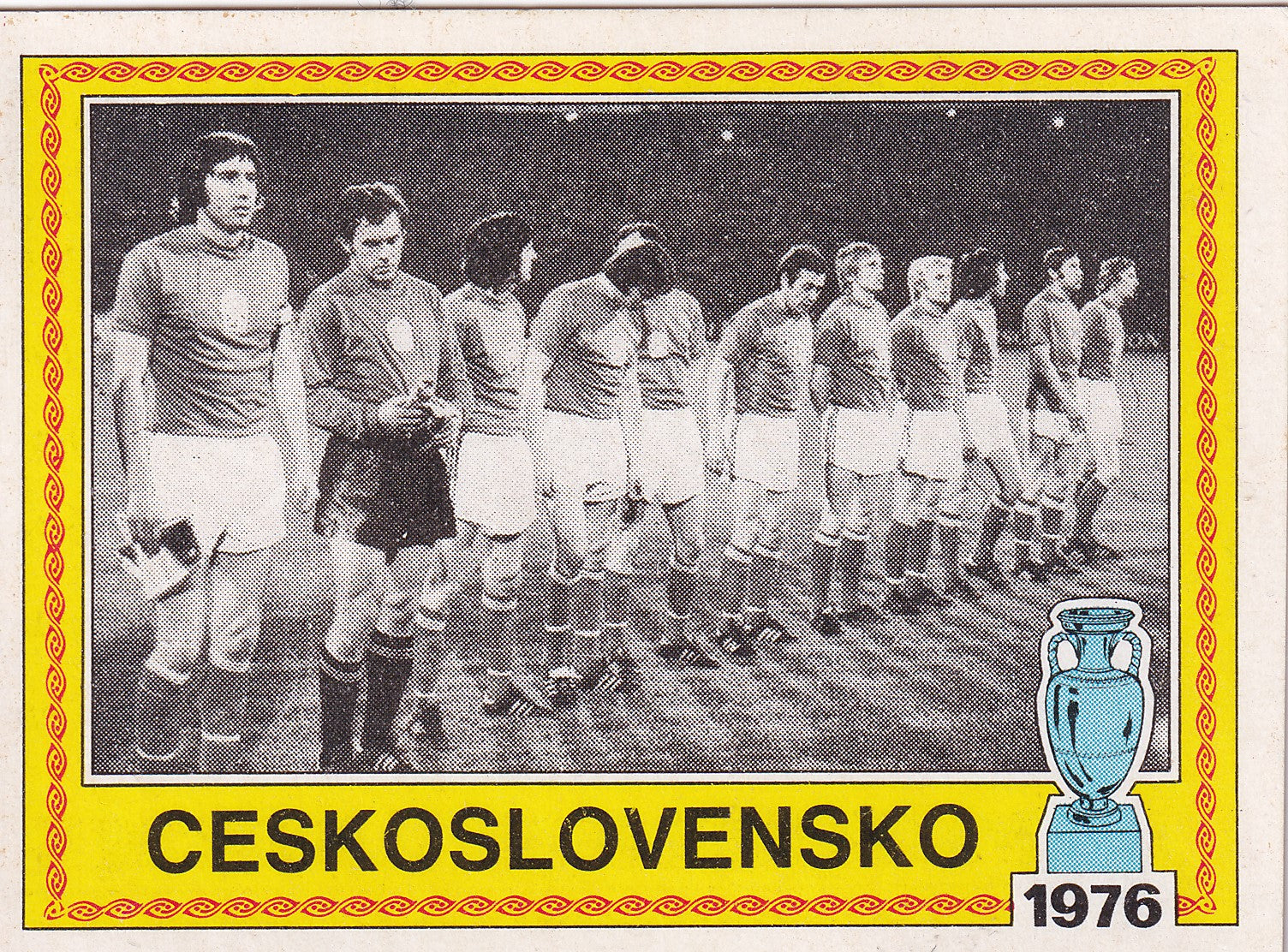 018. CESKOSLOVENSKO - TEAM PHOTO - 1976