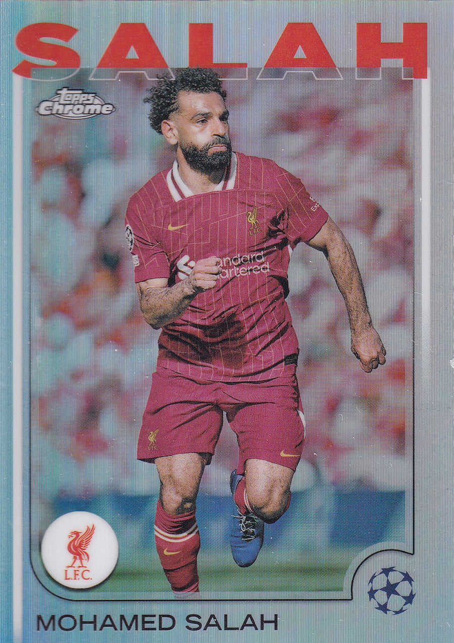 087. MOHAMED SALAH - LIVERPOOL - SILVER REFRACTOR
