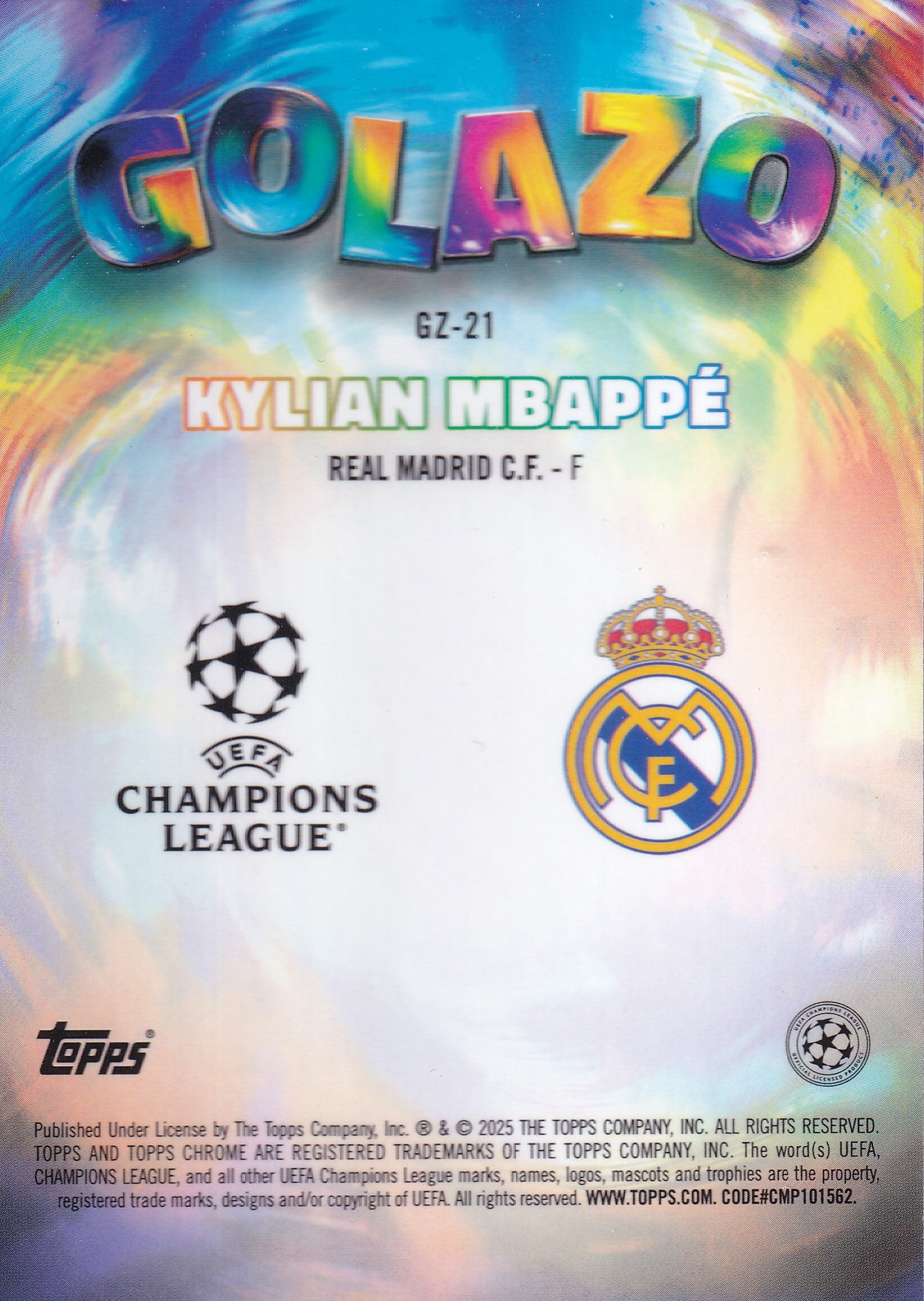 GZ-21. KYLIAN MBAPPE - REAL MADRID - GOLAZO