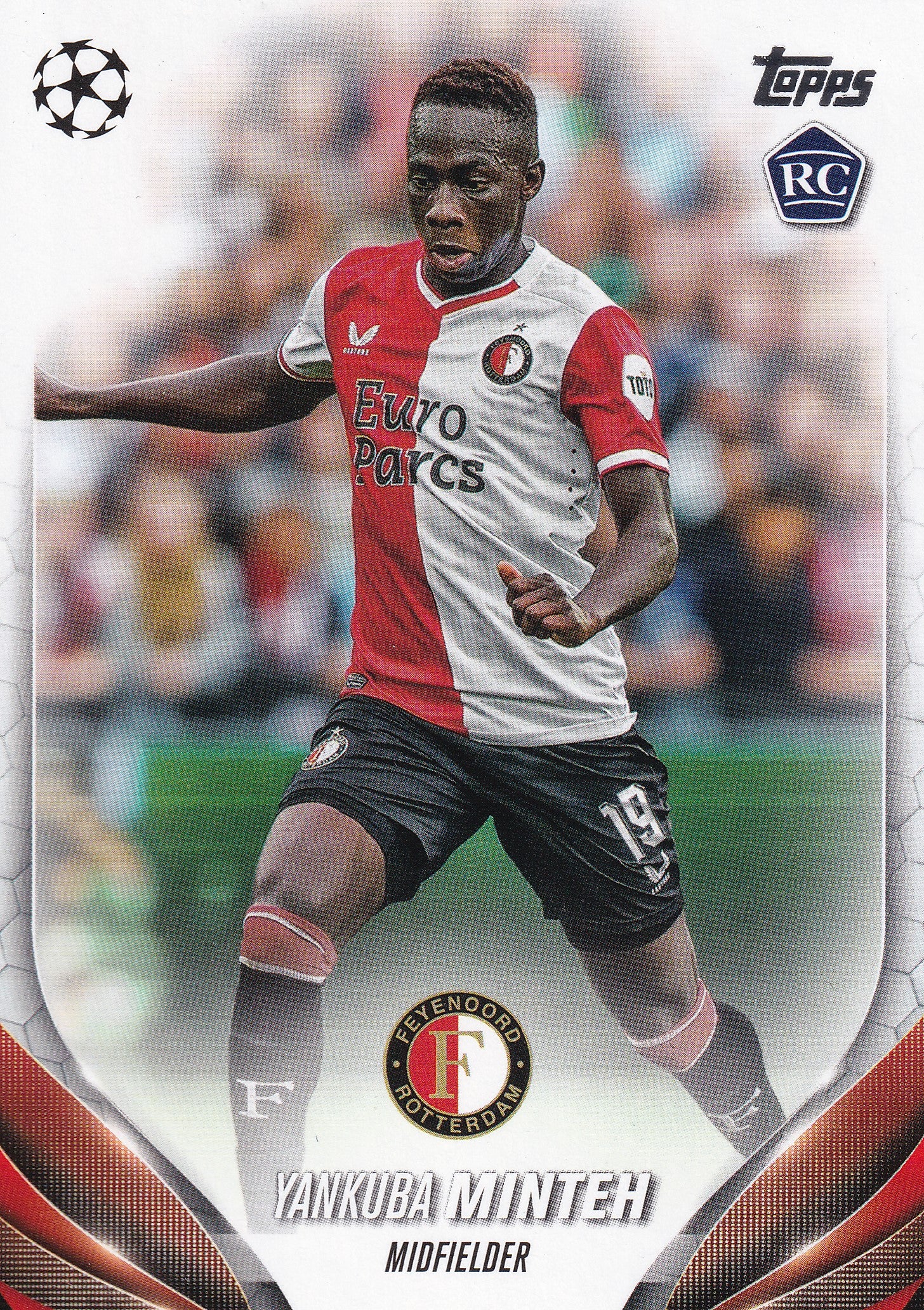 165. YANKUBA MINTEH - FEYENOORD - ROOKIE CARD