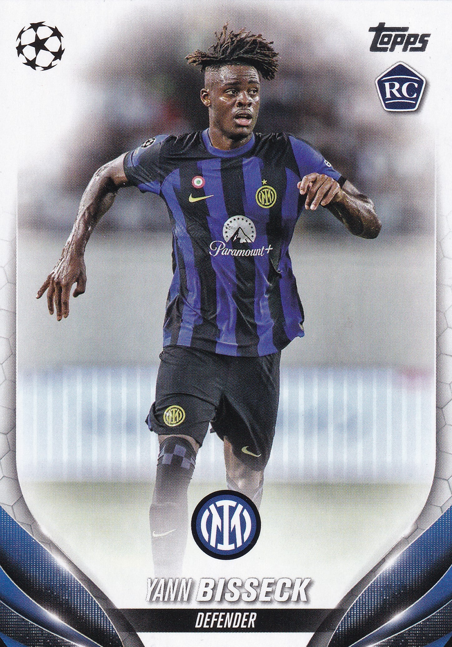 120. YANN BISSECK - INTER - ROOKIE CARD