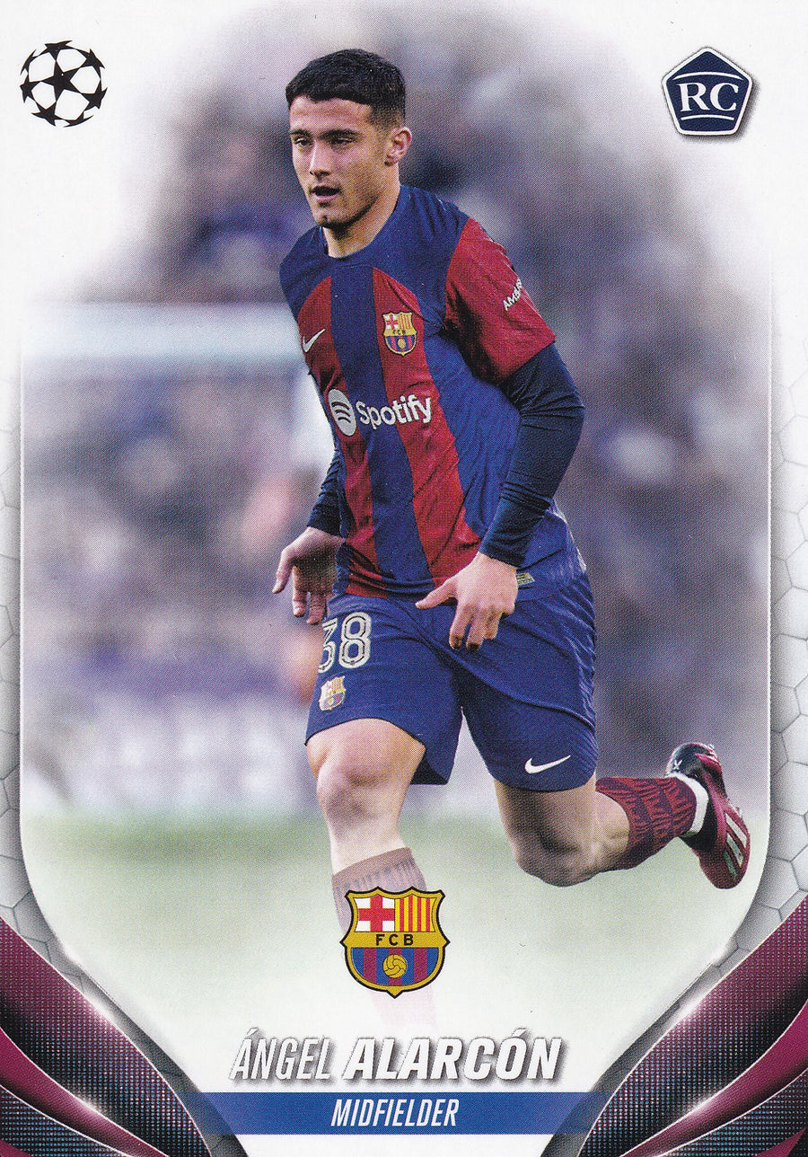 147. ANGEL ALARCON - FC BARCELONA - ROOKIE CARD