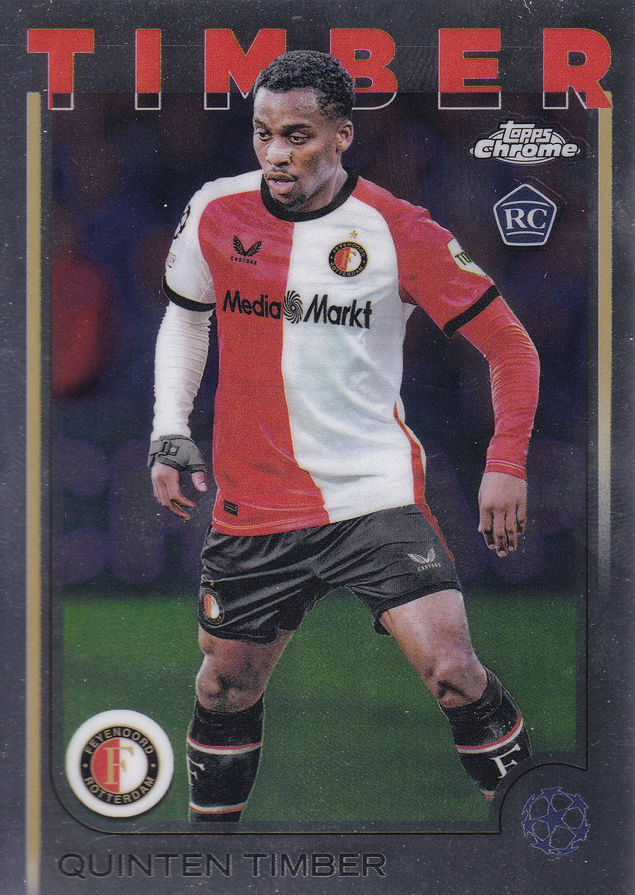 043. QUINTEN TIMBER - FEYENOORD - ROOKIE CARD