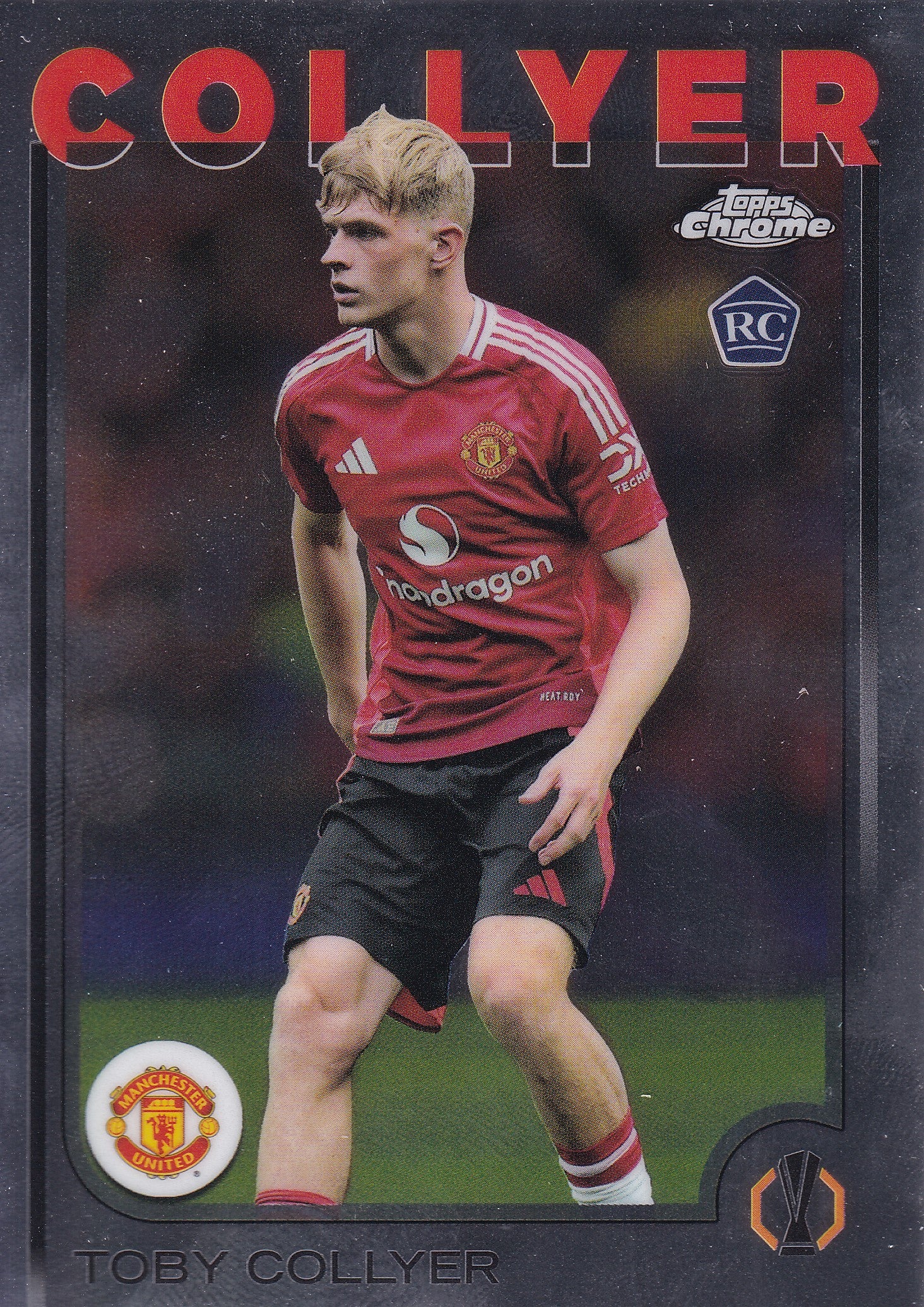 018. TOBY COLLYER - MANCHESTER UNITED - ROOKIE CARD