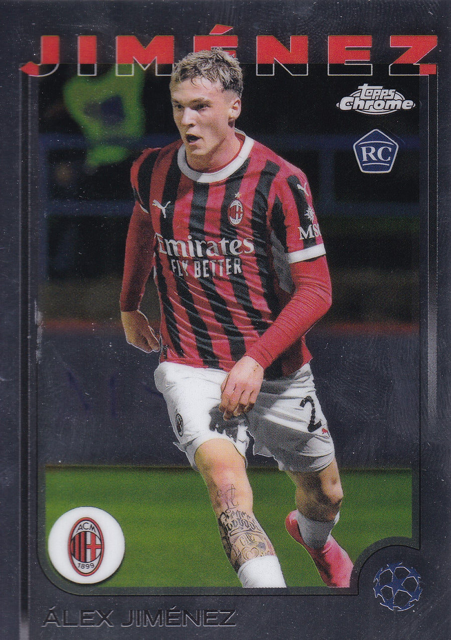 073. ALEX JIMENEZ - AC MILAN - ROOKIE CARD