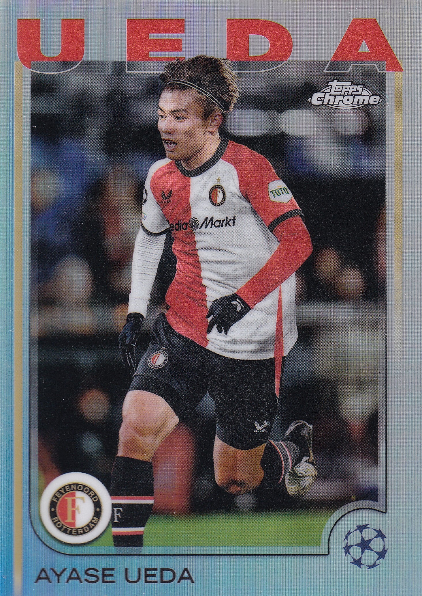 074. AYASE UEDA - FEYENOORDS - SILVER REFRACTOR
