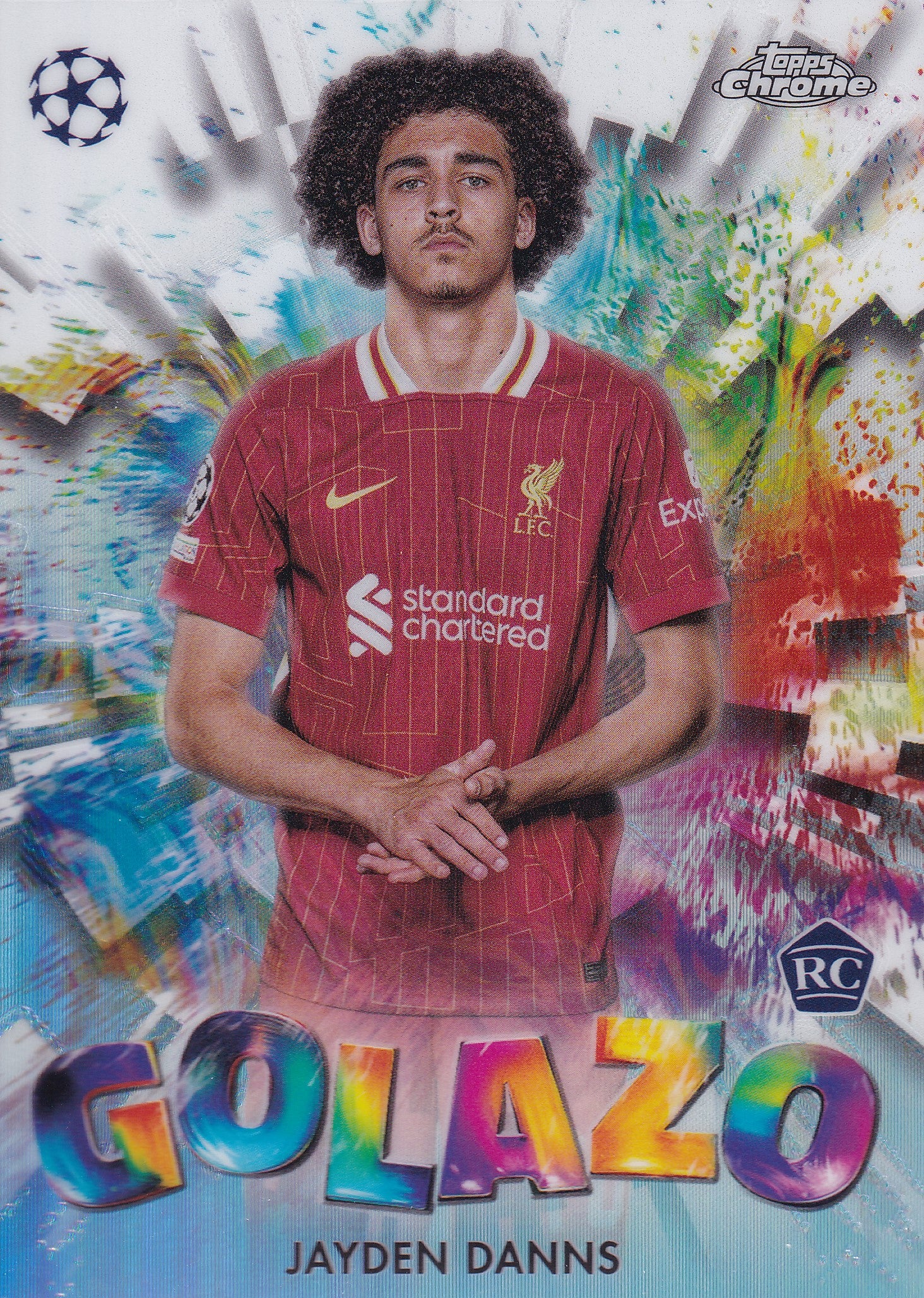 GZ-06. JAYDEN DANNIS - LIVERPOOL - ROOKIE CARD - GOLAZO
