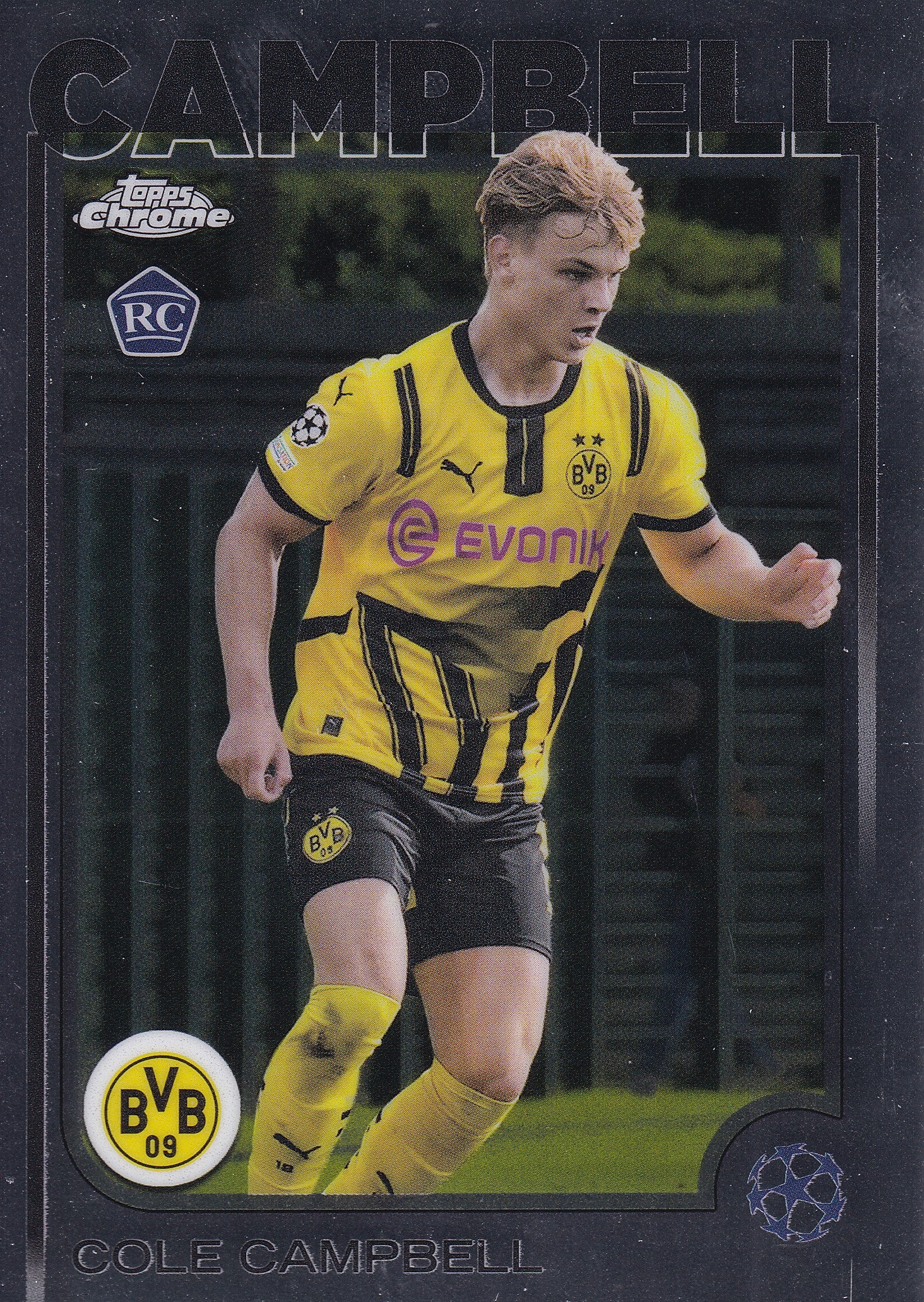 191. COLE CAMPBELL - BORUSSIA DORTMUND - ROOKIE CARD
