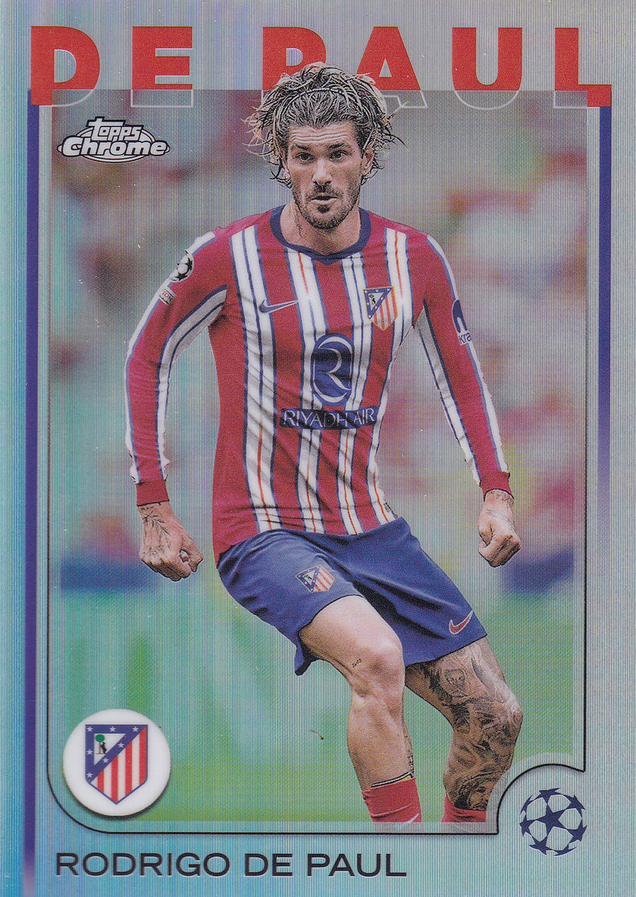 192. RODRIGO DE PAUL - ATLETICO DE MADRID - SILVER REFRACTOR