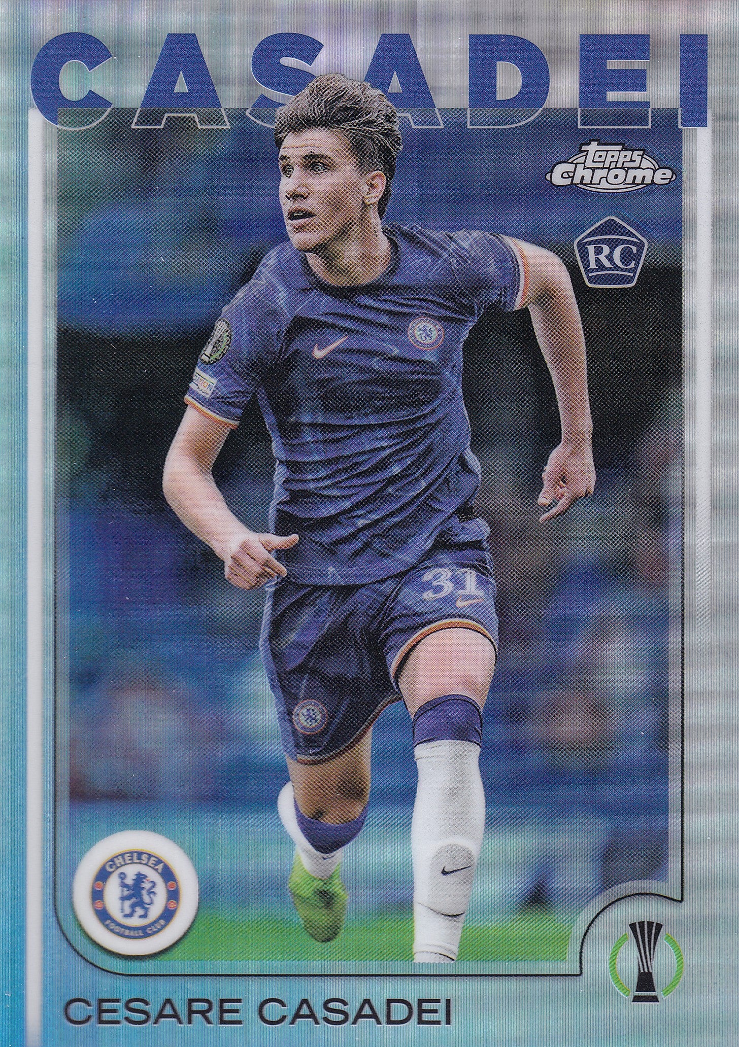 136. CESARE CASEDEI - CHELSEA - ROOKIE CARD - SILVER REFRACTOR
