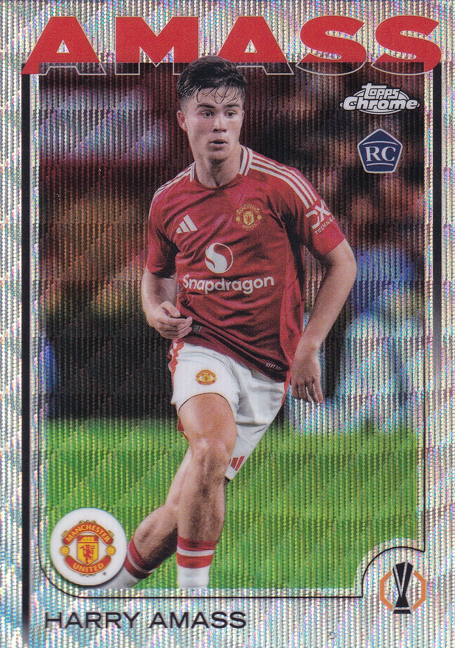 179. HARRY AMASS - MANCHESTER UNTIED - ROOKIE CARD - HYPER PRIZM