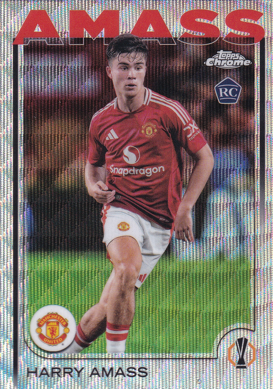 179. HARRY AMASS - MANCHESTER UNTIED - ROOKIE CARD - HYPER PRIZM