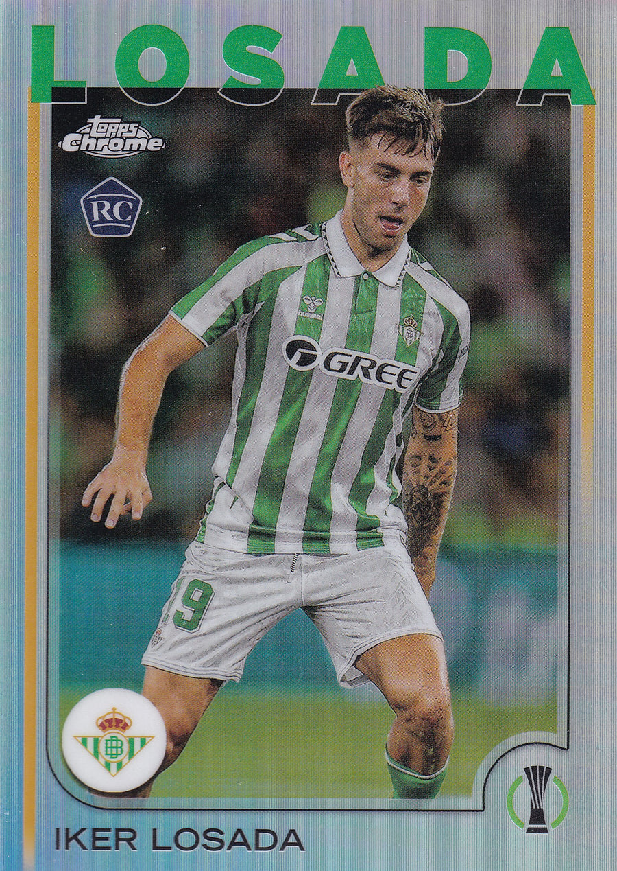 019. IKER LOSADA - REAL BETIS - ROOKIE CARD - SILVER REFRACTOR