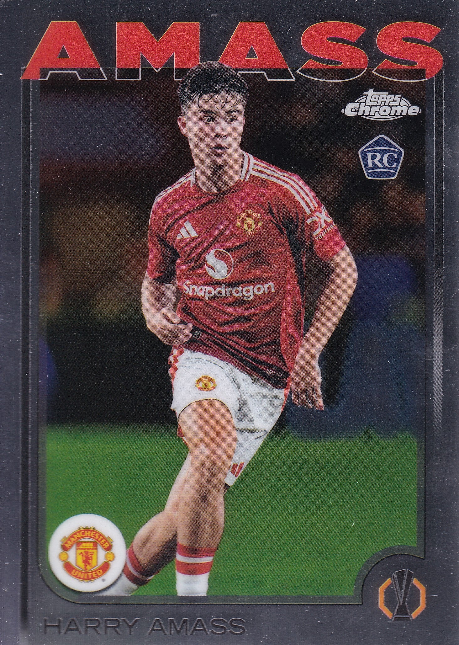 179. HARRY AMASS - MANCHESTER UNITED - ROOKIE CARD