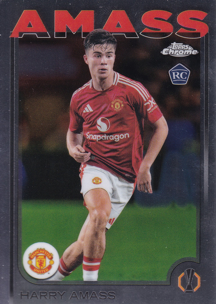 179. HARRY AMASS - MANCHESTER UNITED - ROOKIE CARD
