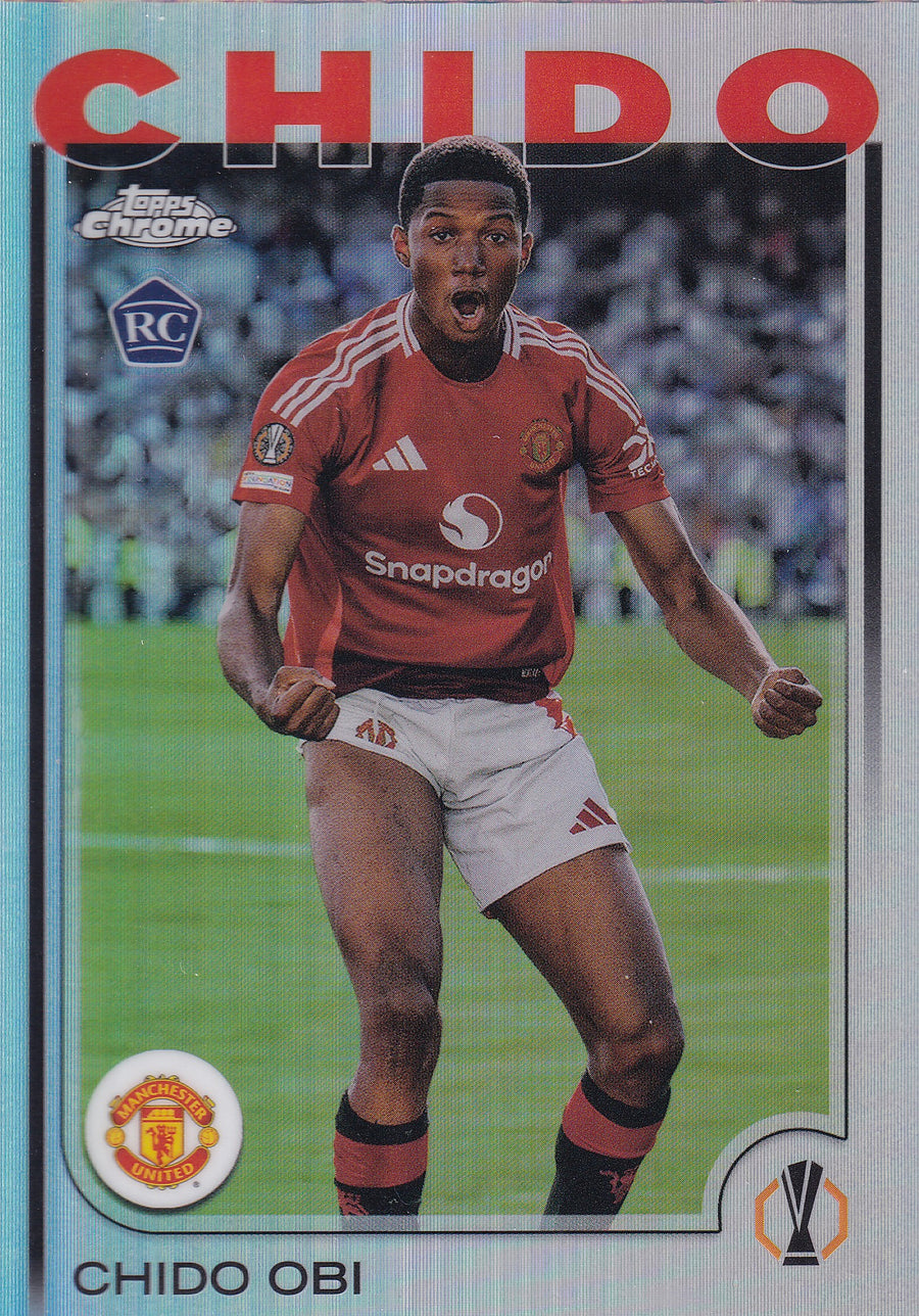 014. CHIDO OBI - MANCHESTER UNITED - SILVER REFRACTOR