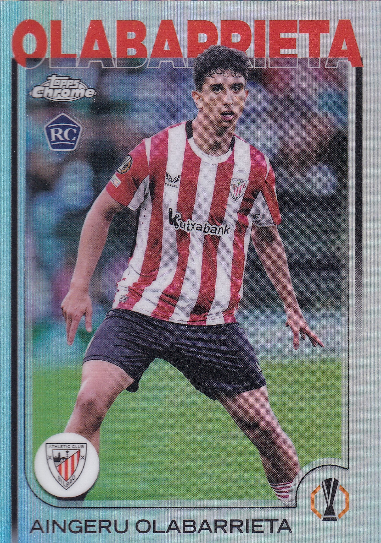 146. AINGERU OLABARRIETA - ATLETIC CLUB - ROOKIE CARD - SILVER REFRACTOR