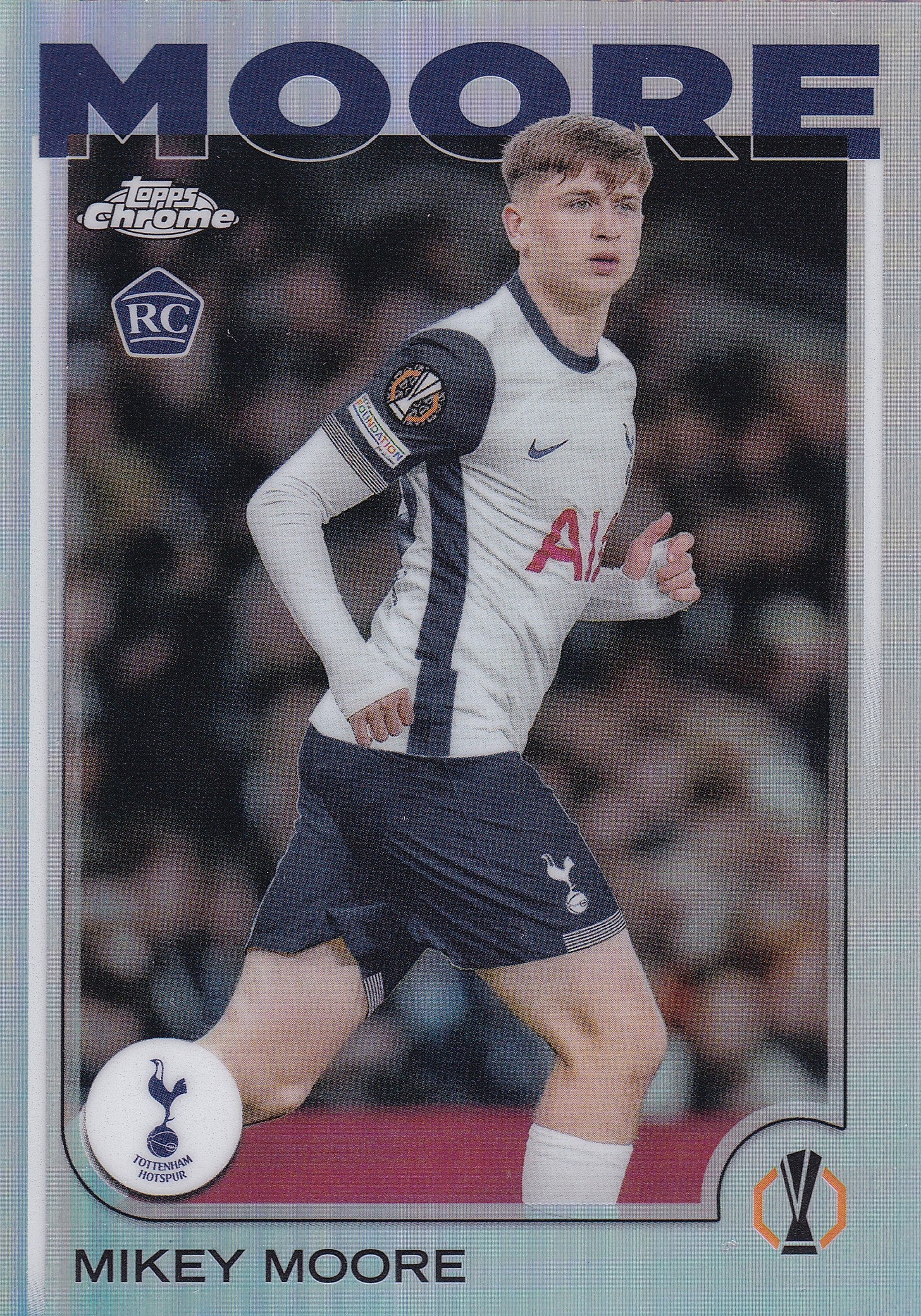199. MIKEY MOORE - TOTTENHAM HOTSPUR - SILVER REFRACTOR