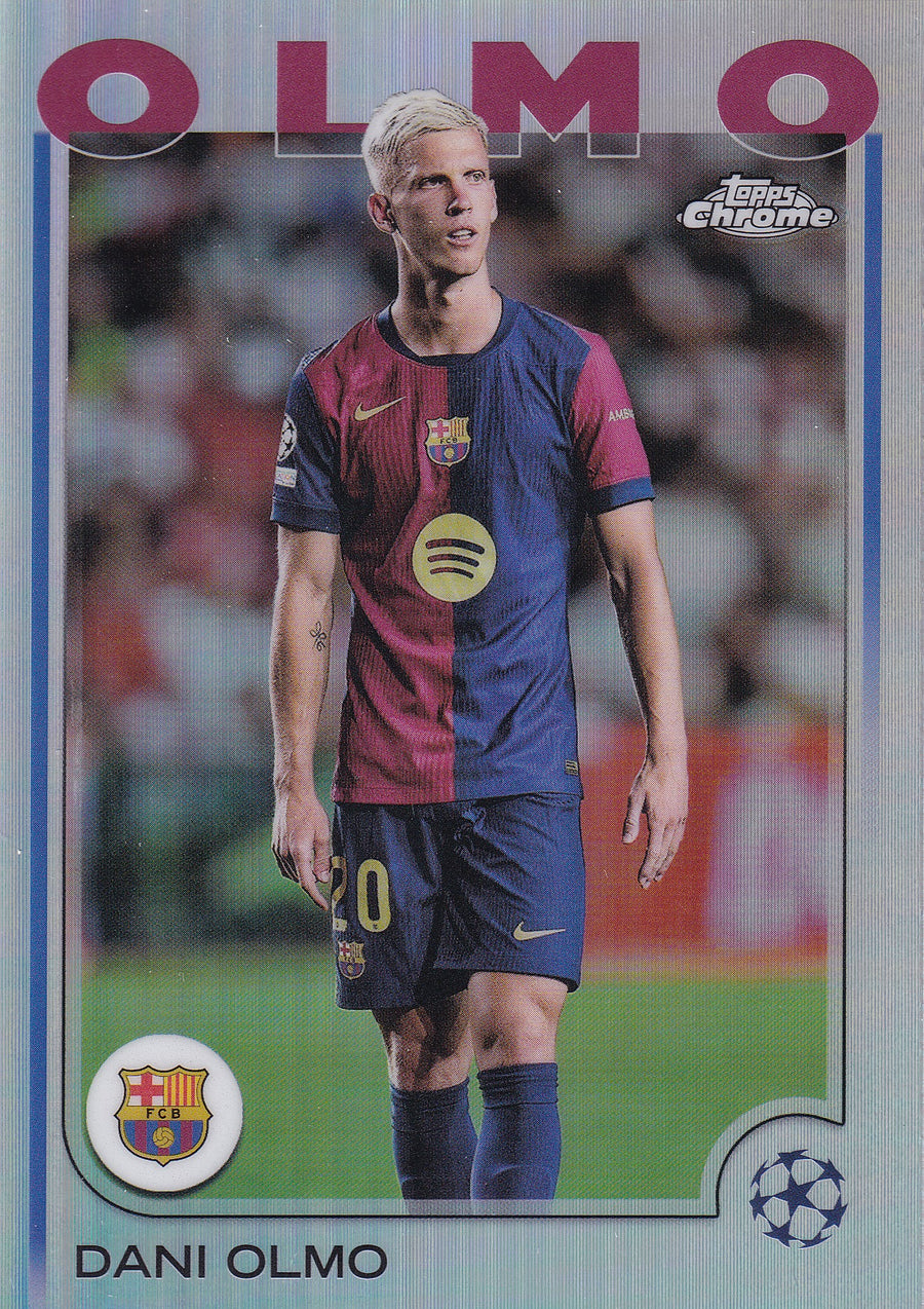 094. DANI OLMO - FC BARCELONA - SILVER REFRACTOR