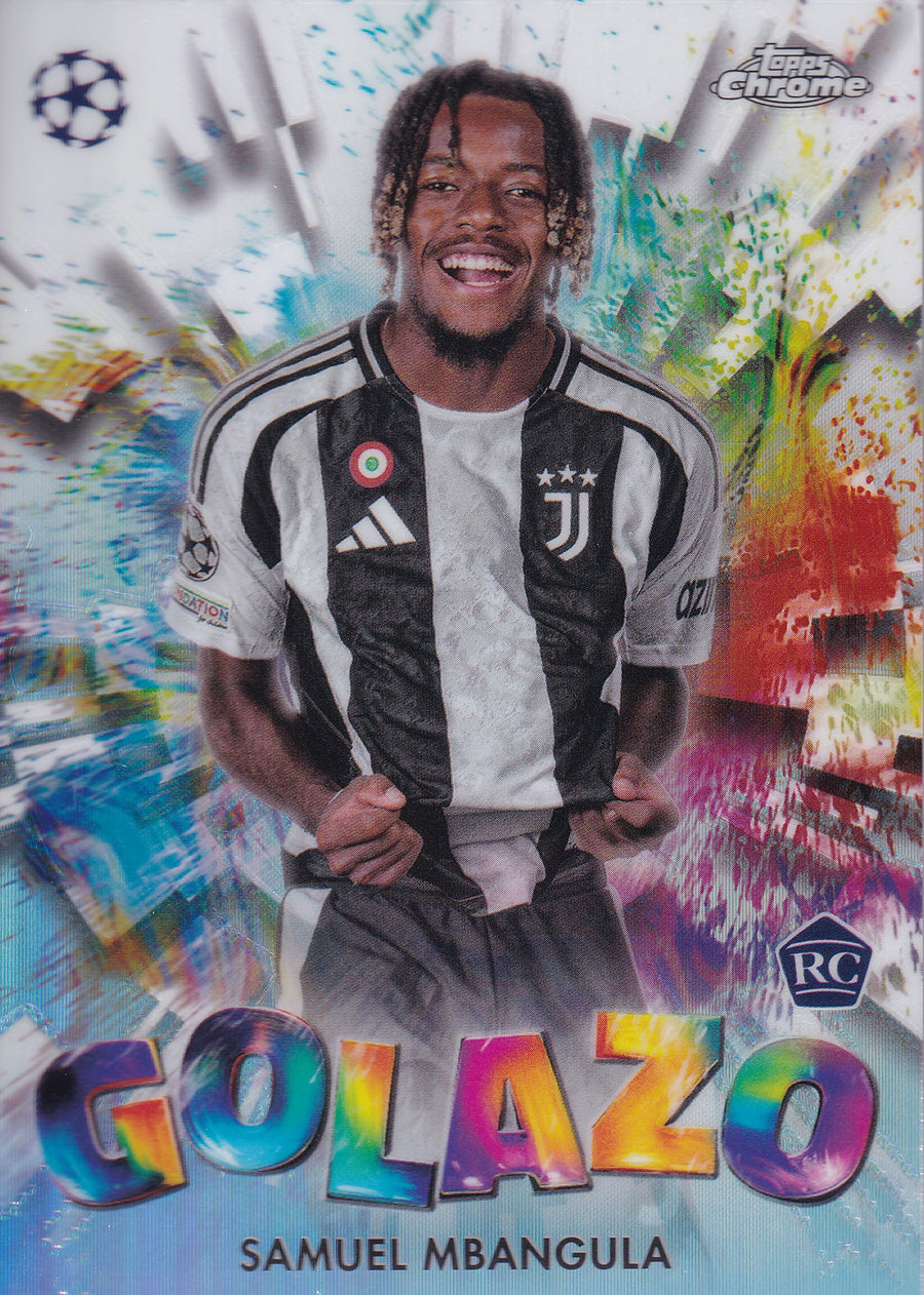 GZ-20. SAMUEL MBANGULA - JUVENTUS - ROOKIE CARD - GOLAZO