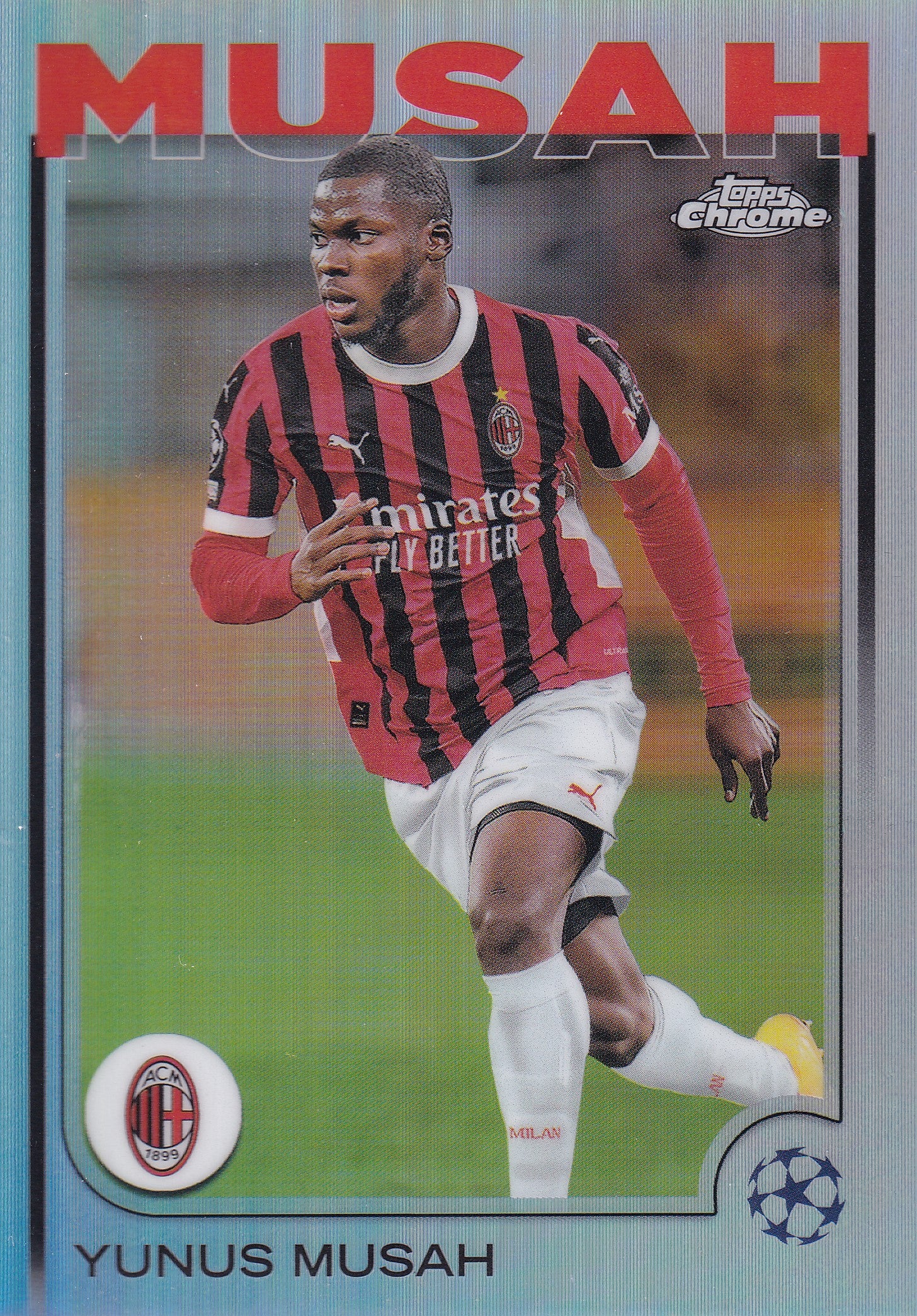 079. YUNUS MUSAH - AC MILAN - SILVER REFRACTOR