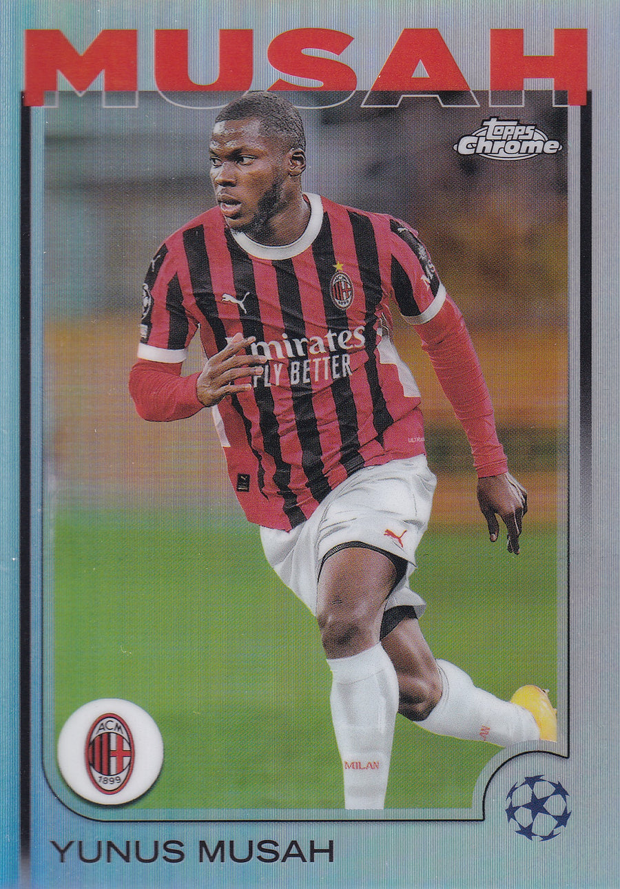 079. YUNUS MUSAH - AC MILAN - SILVER REFRACTOR