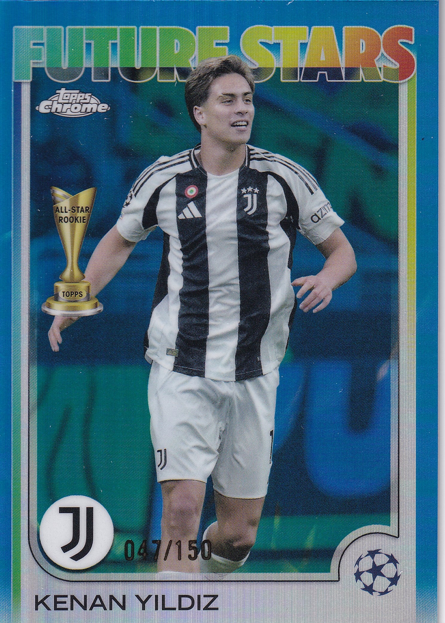 059. KENAN YILDIZ - JUVENTUS - ALL-STAR ROOKIE - FUTURE STARS - BLUE WAVE /150