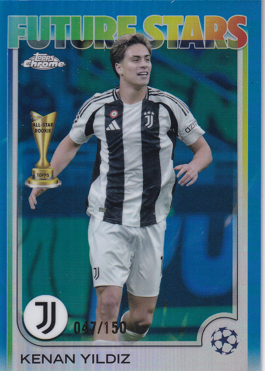 059. KENAN YILDIZ - JUVENTUS - ALL-STAR ROOKIE - FUTURE STARS - BLUE WAVE /150