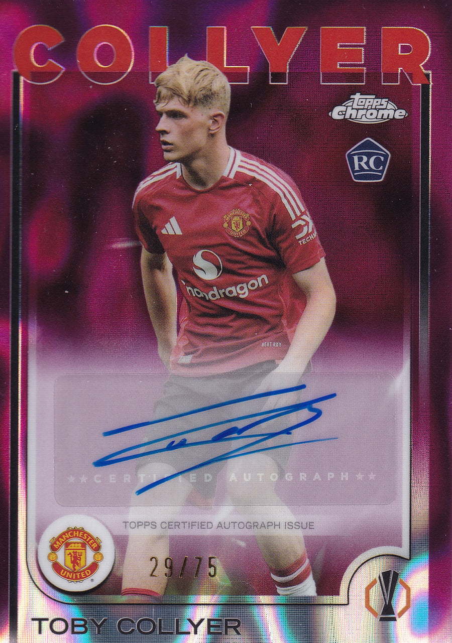 CA-TC. TOBY COLLYER - MANCHESTER UNITED - AUTO /75