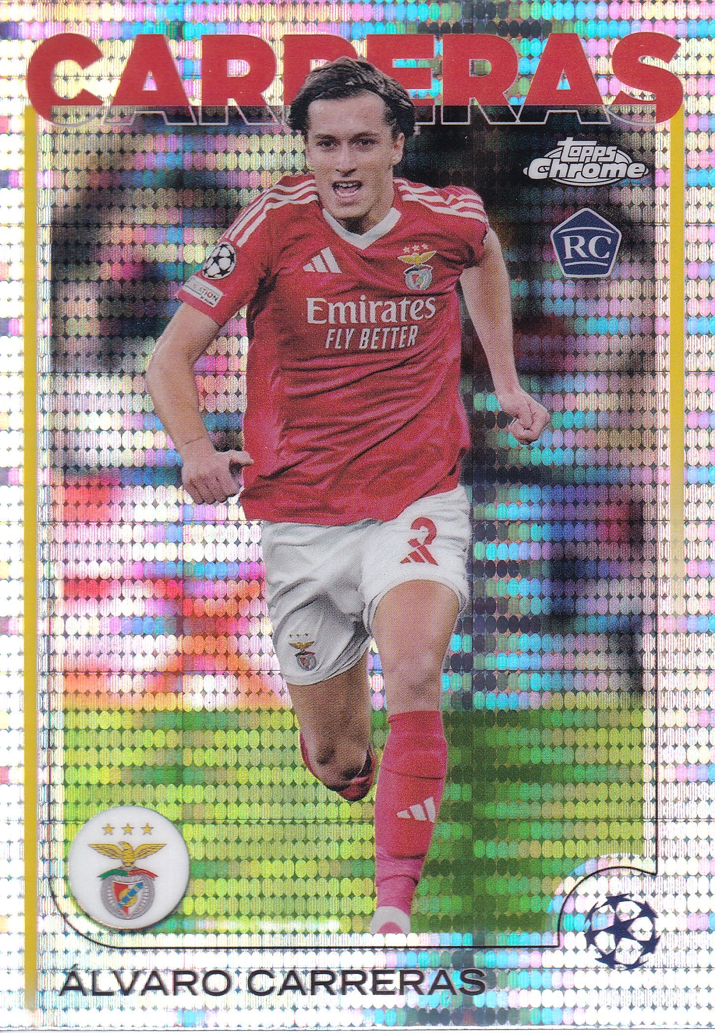 181. ALVARO CARRERAS - SL BENFICA - ROOKIE CARD - HYPER PRIZM