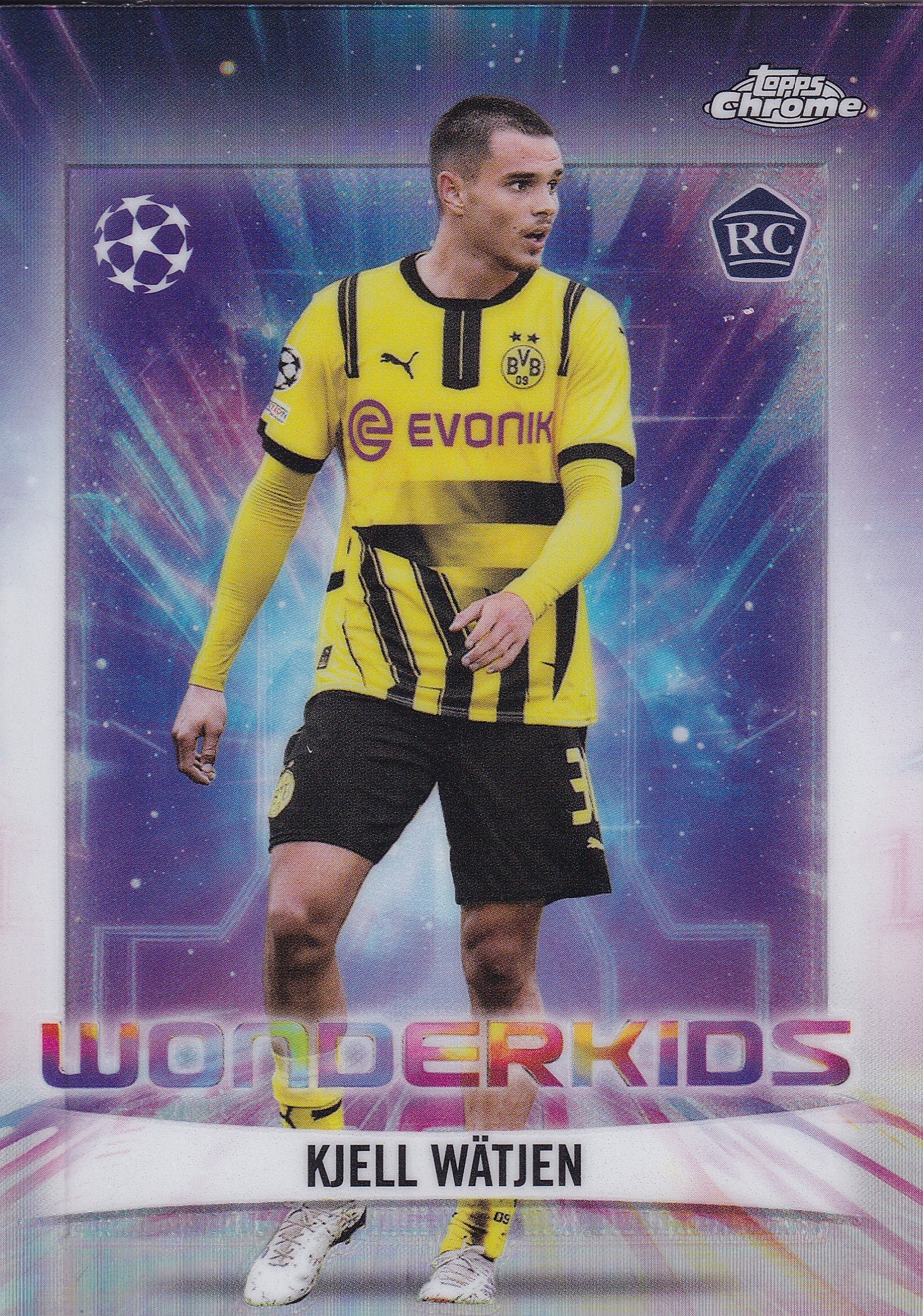 WK-11. KJELL WATJEN - BORUSSIA DORTMUND - ROOKIE CARD - WONDERKIDS