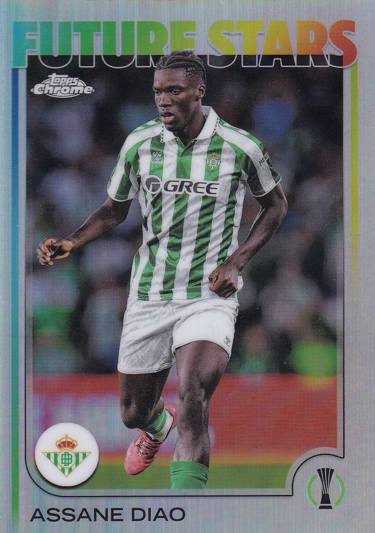 188. ASSANE DIAO - REAL BETIS - FUTURE STARS - SILVER REFRACTOR