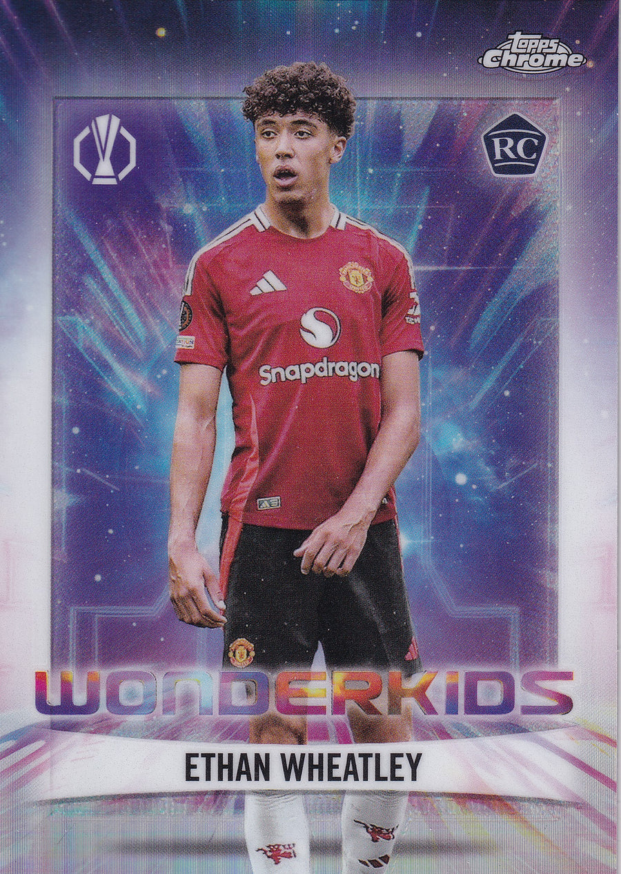 WK-12. ETHAN WHEATLEY - MANCHESTER UNITED - ROOKIE CARD - WONDERKIDS