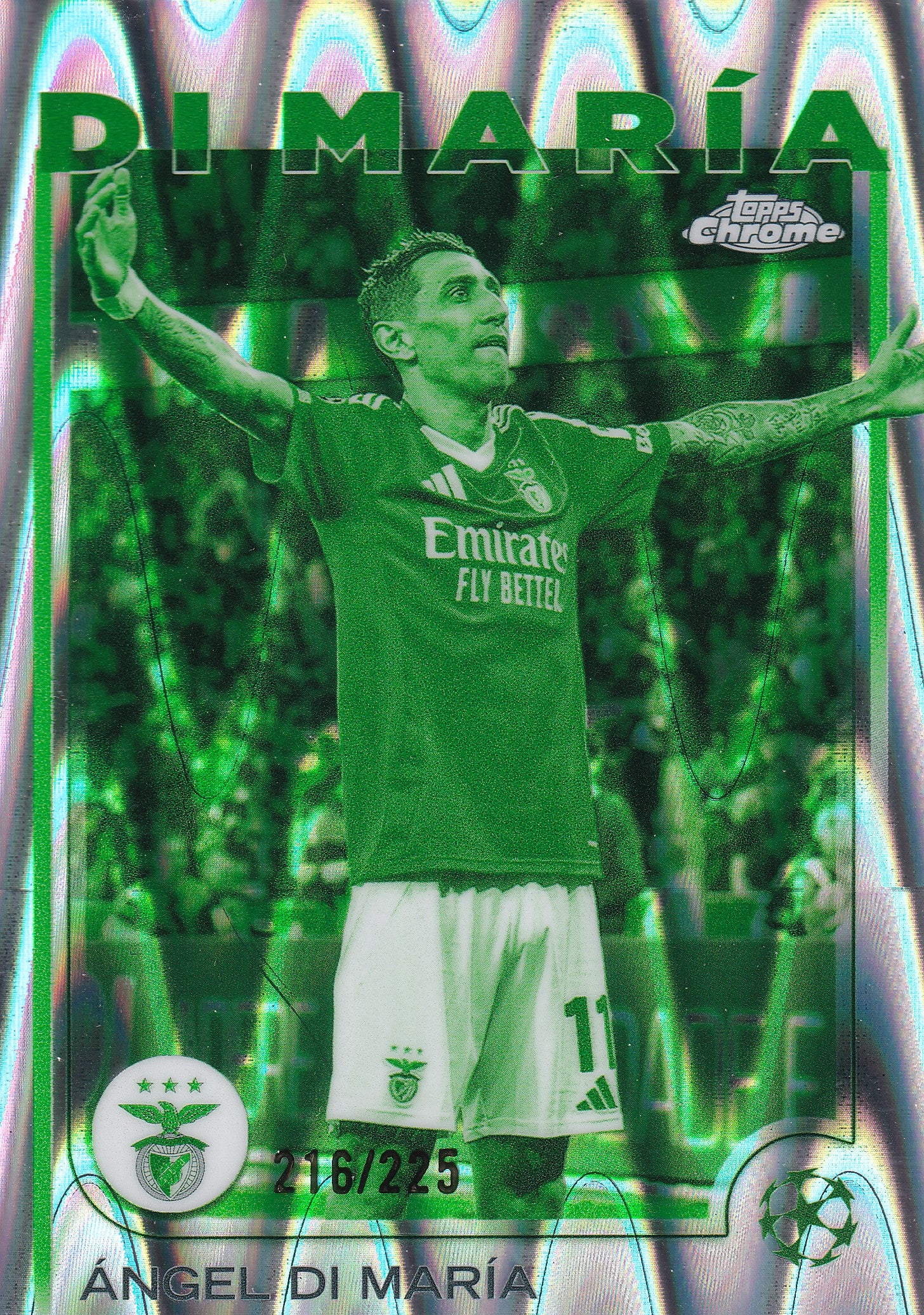 060. ANGEL DI MARIA - SL BENFICA - RAYWAVE /225