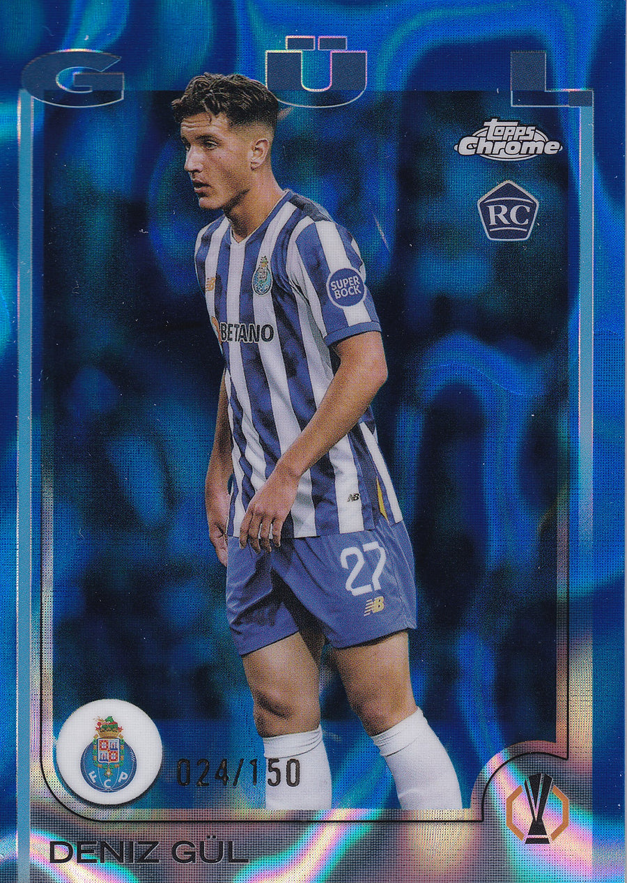 117. DENIZ GUL - FC PORTO - ROOKIE CARD - BLUE WAVE /150
