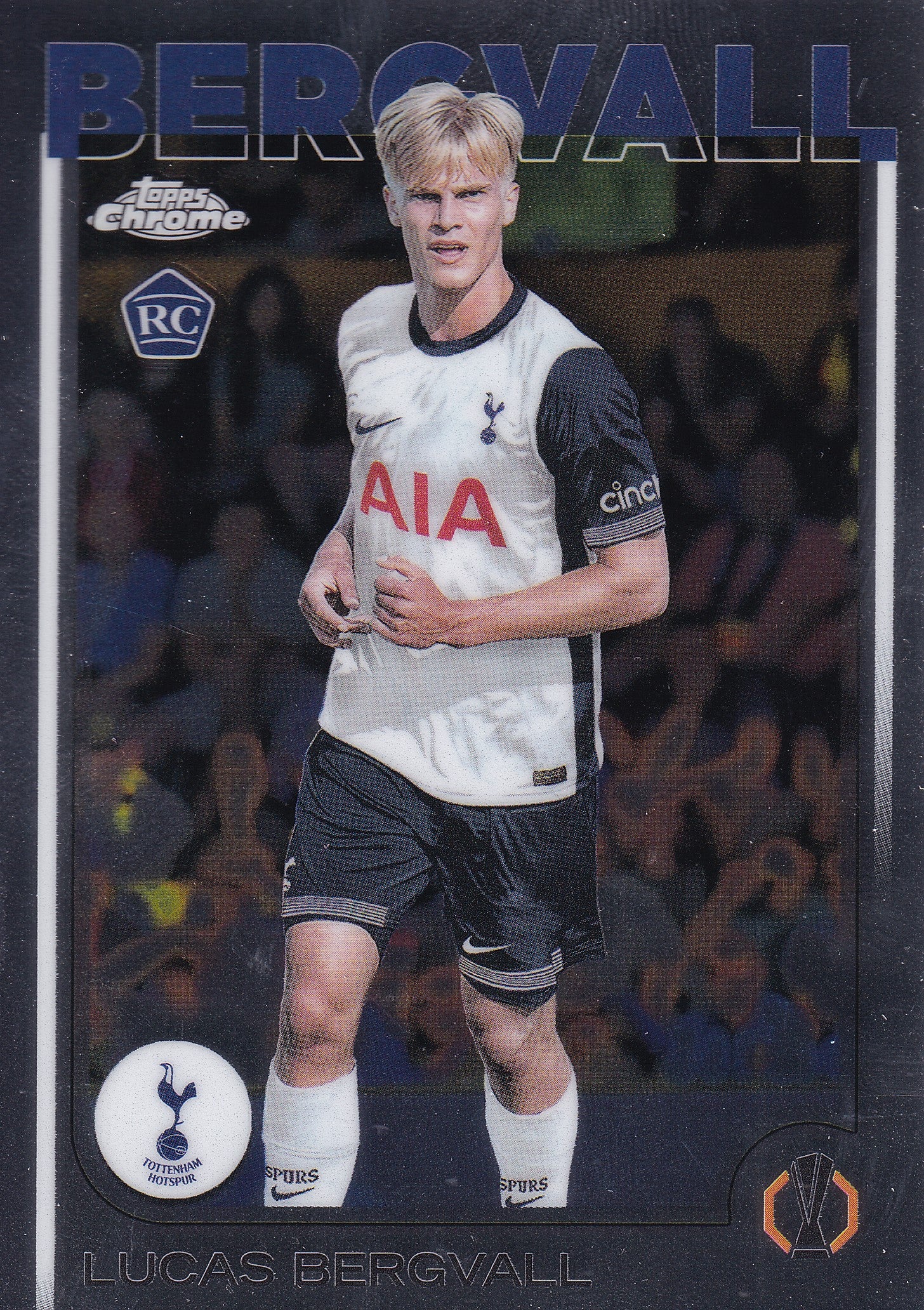 112. LUCAS BERGVALL - TOTTENHAM HOTSPUR - ROOKIE CARD
