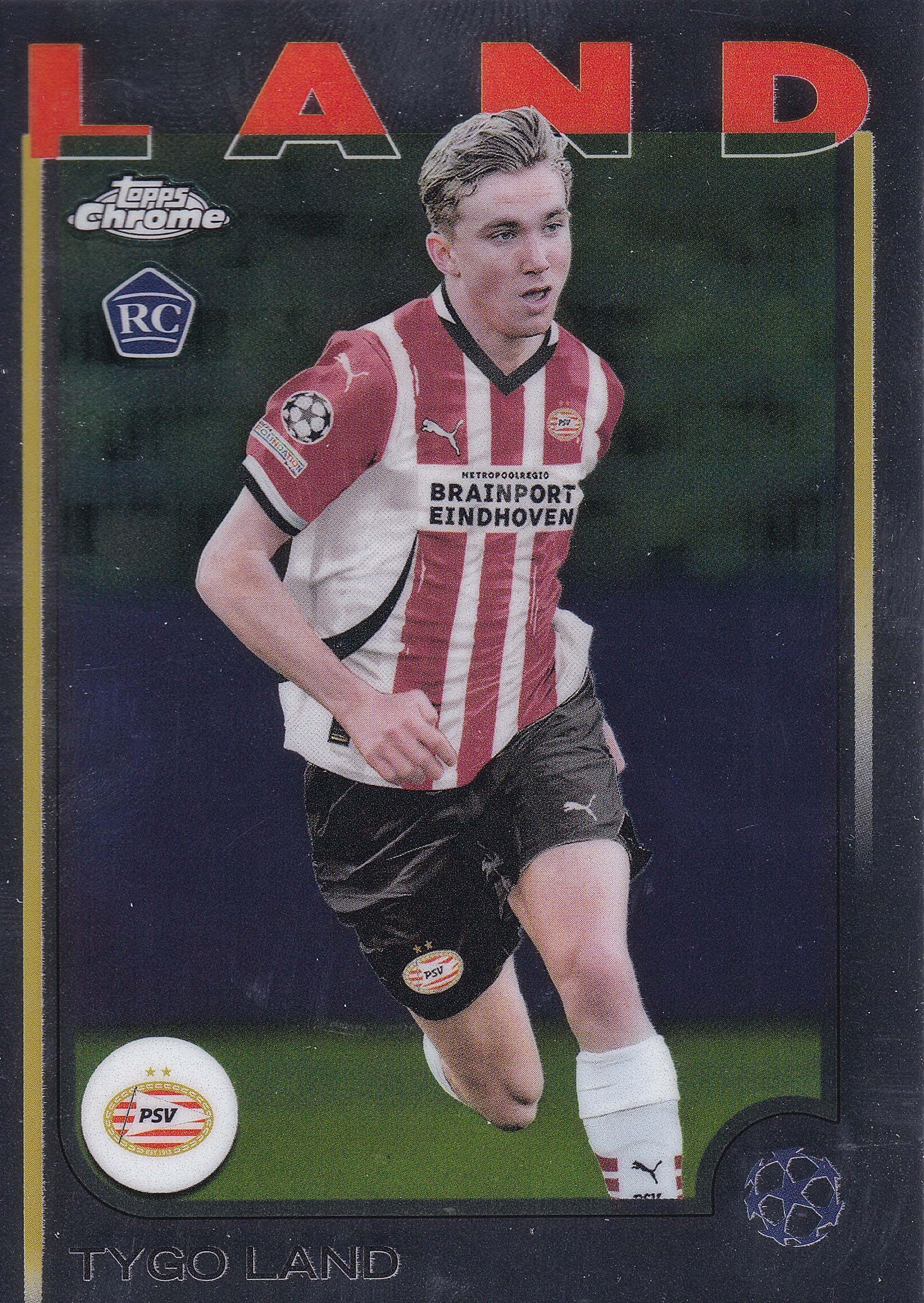 120. TYGO LAND - PSV EINDHOVEN - ROOKIE CARD