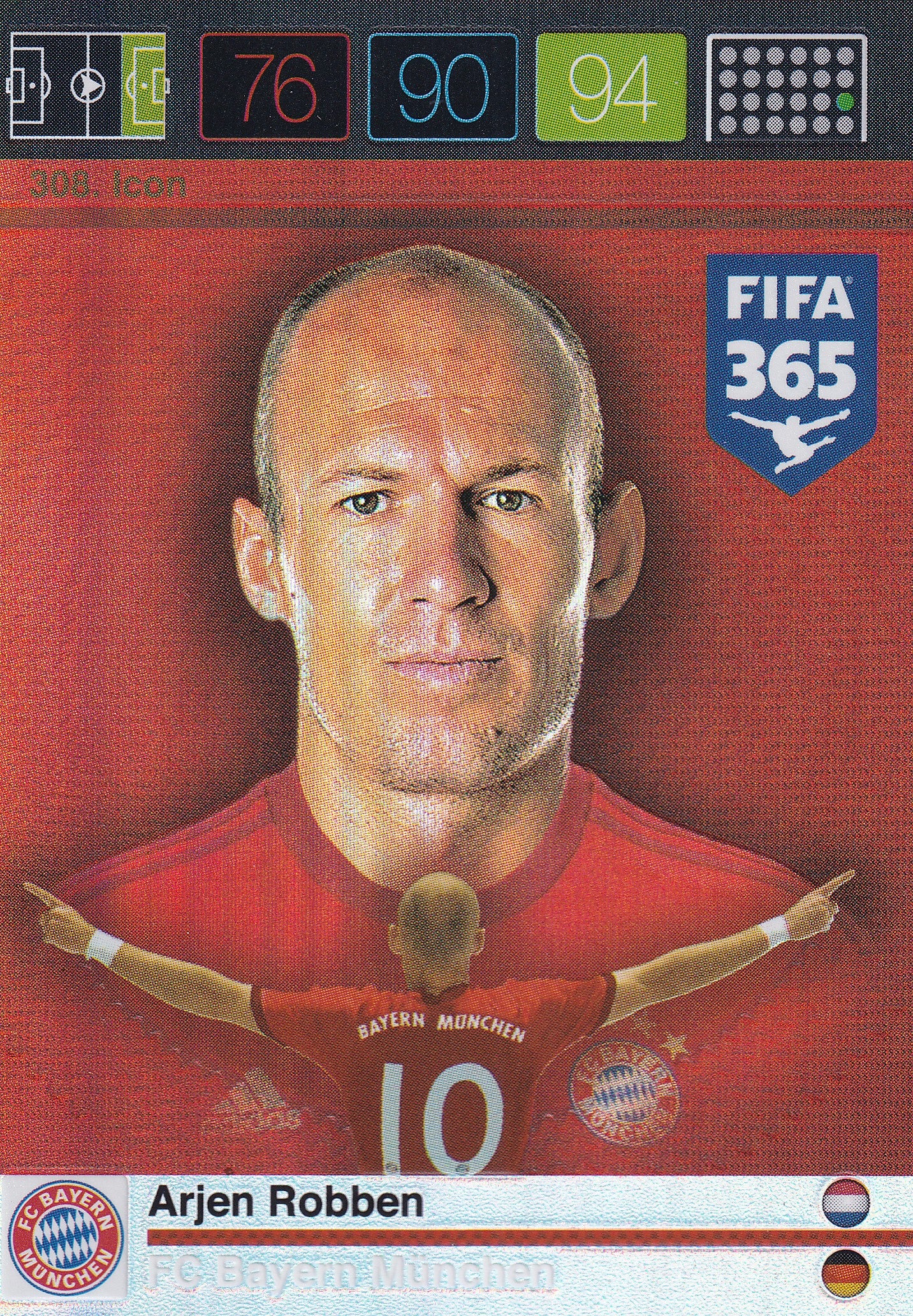 308. ARJEN ROBBEN - BAYERN MÜNCHEN - ICON