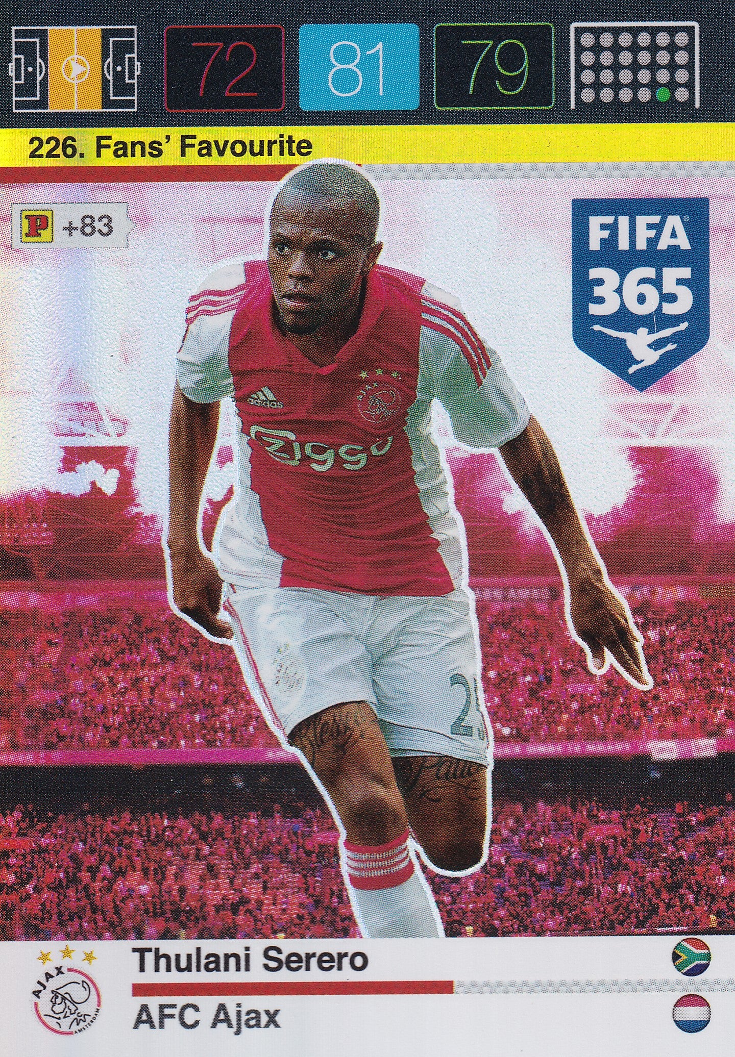 226. THULANI SERERO - AFC AJAX - FANS FAVOURITE