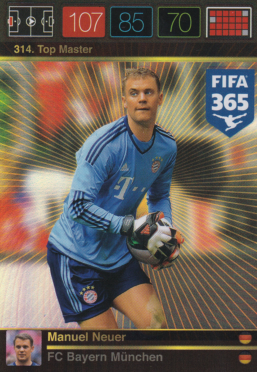 314. MANUEL NEUER - BAYERN MÜNCHEN - TOP MASTER