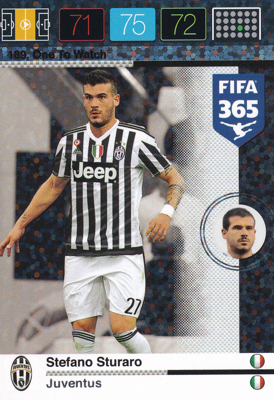 189. STEFANO STURARO - JUVENTUS - ONE TO WATCH